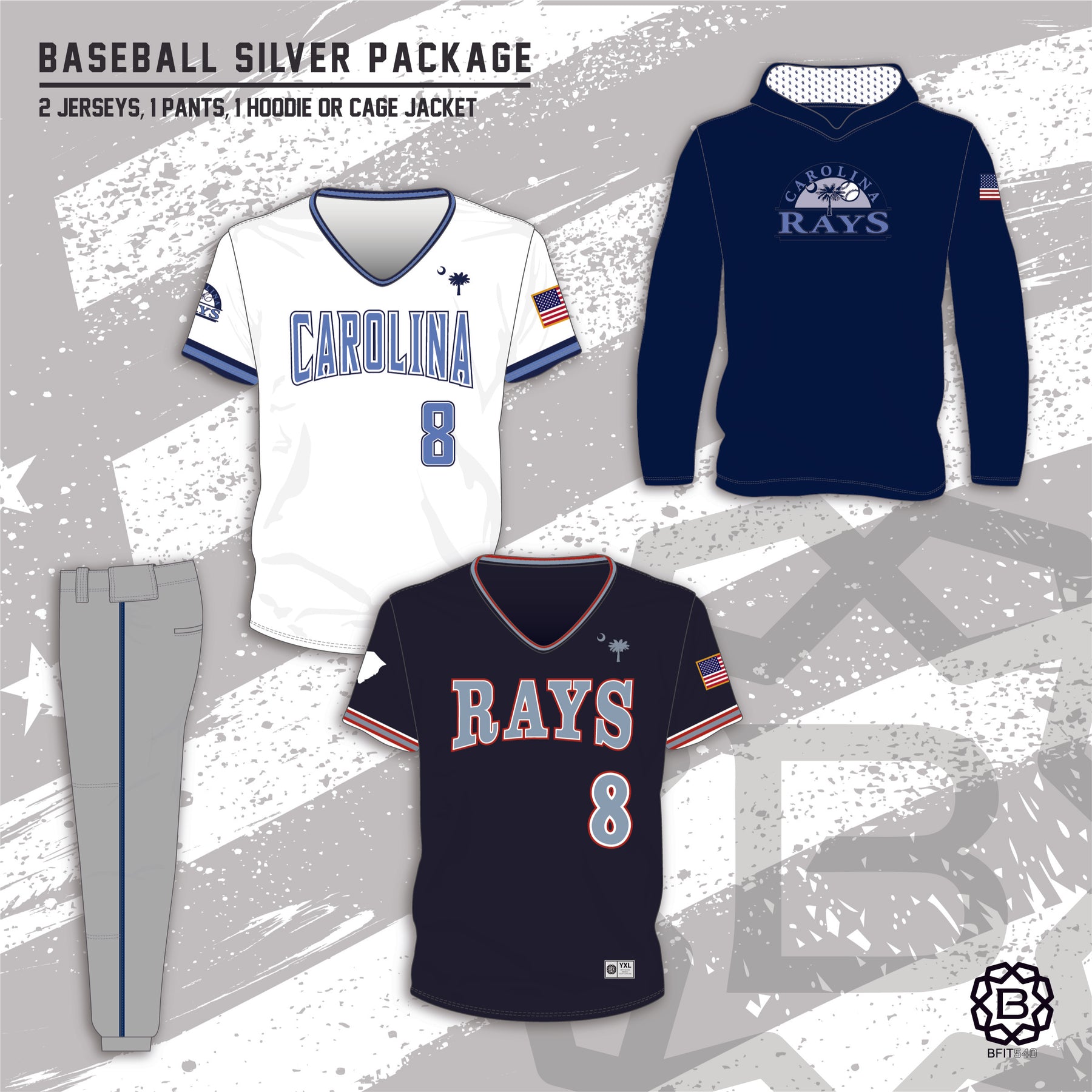 Custom Baseball Uniforms – BFIT540